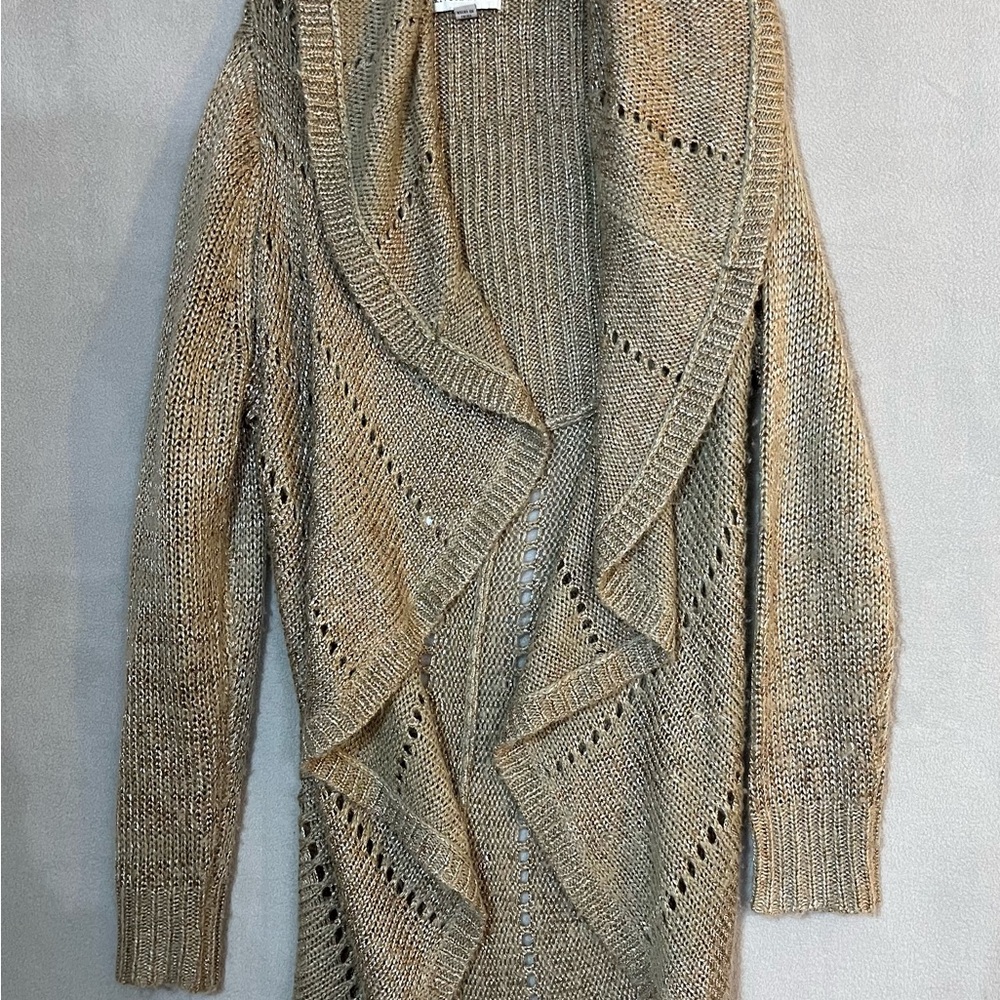Knox Rose Large Cozy Knit Open Front Swing Sweater